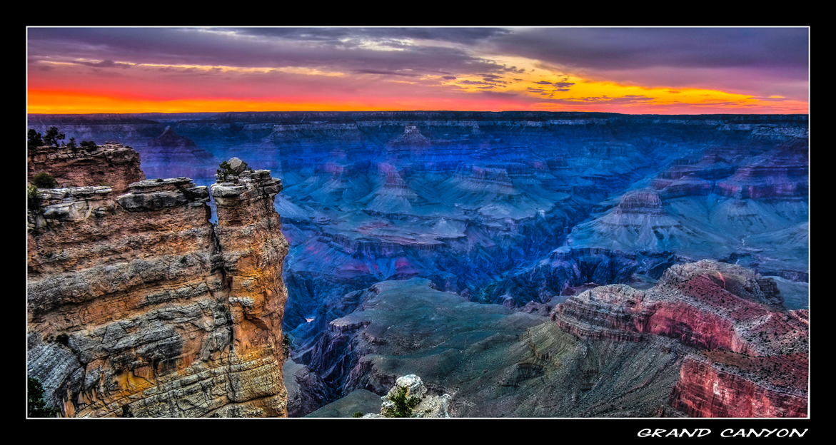 Sonnenuntergang am Grand Canyon