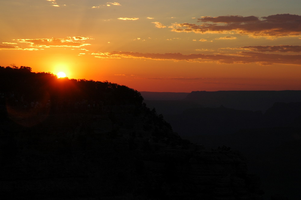 Sonnenuntergang am Grand Canyon