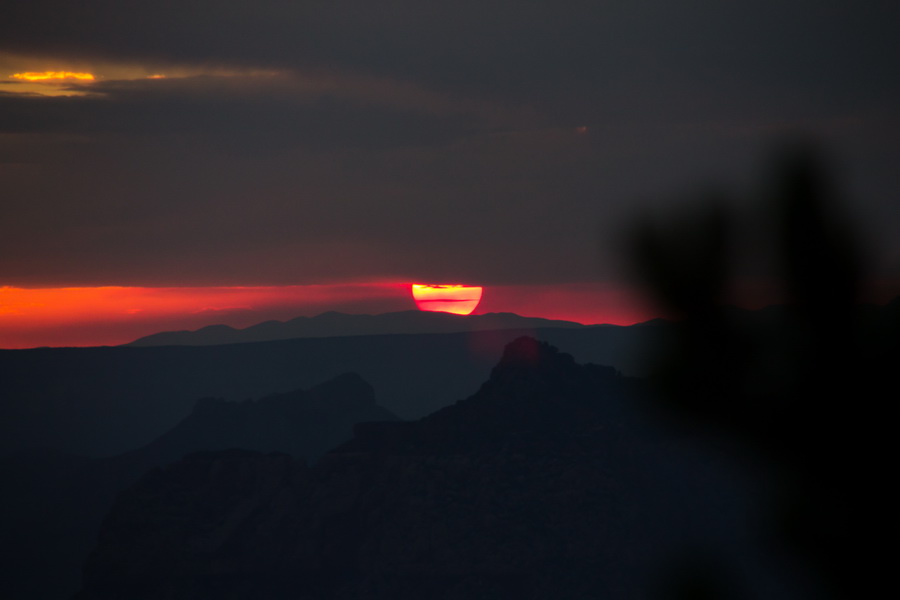 Sonnenuntergang am Grand Canyon