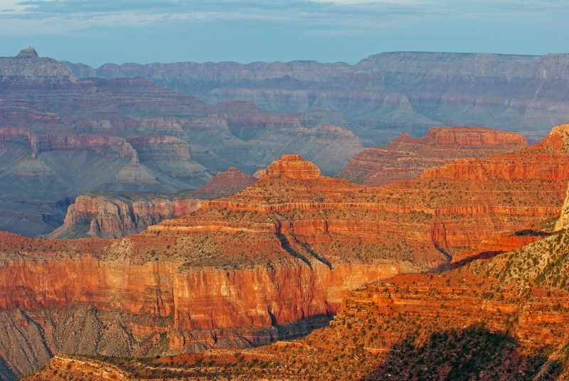 Sonnenuntergang am Grand Canyon South Rim...