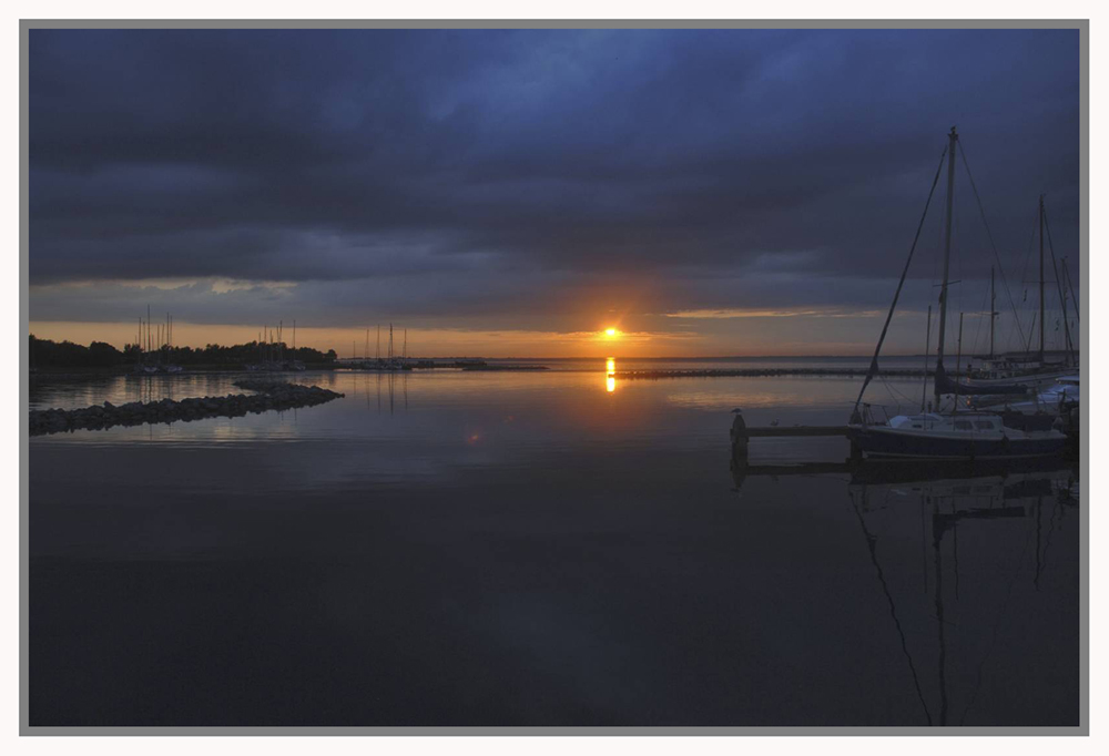 Sonnenuntergang am Grevelinger Meer