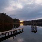 Sonnenuntergang am Griessee