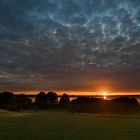 Sonnenuntergang am Grimnitzsee ...