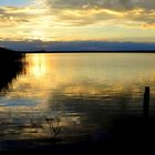 Sonnenuntergang am Grimnitzsee