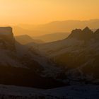 Sonnenuntergang am Grödnerjoch