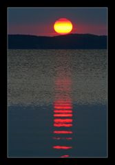 Sonnenuntergang am Großen Jasmunder Bodden