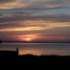 Sonnenuntergang am Großen Jasmunder Bodden auf Rügen