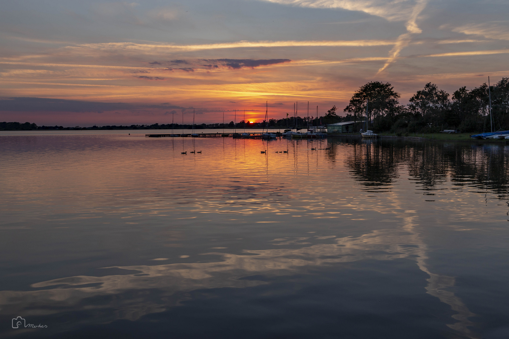 Sonnenuntergang am Großen Meer