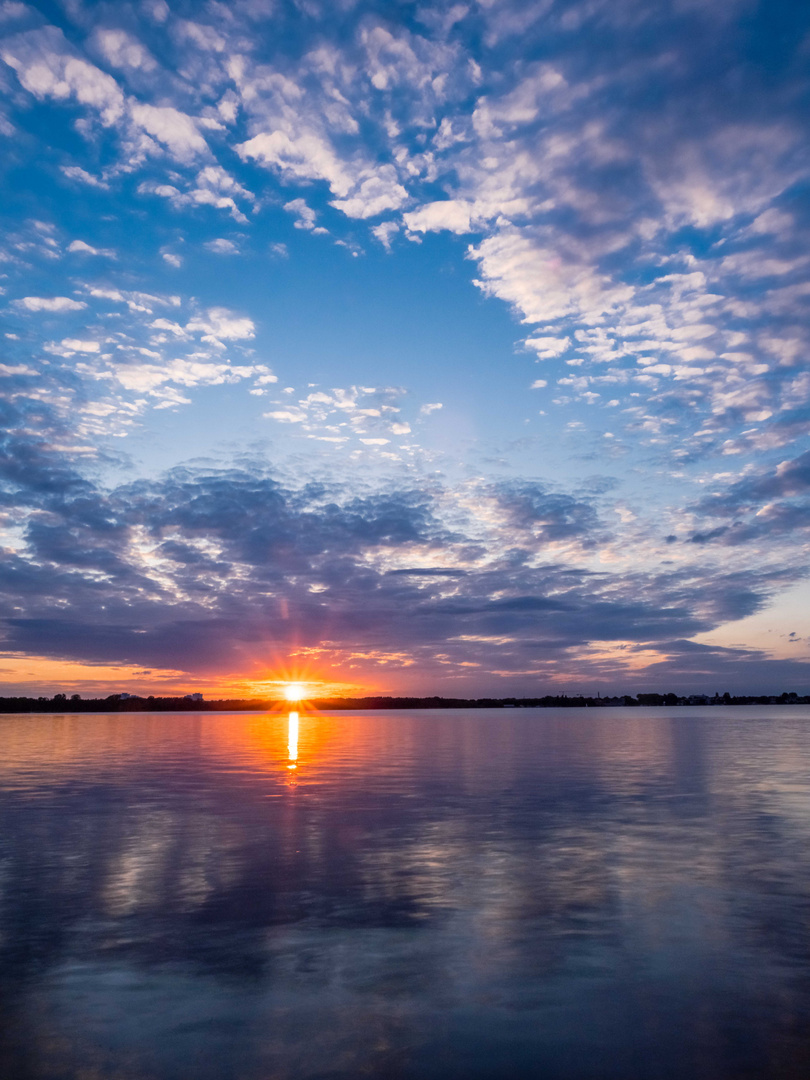 Sonnenuntergang am grossen Müggelsee