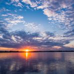 Sonnenuntergang am grossen Müggelsee