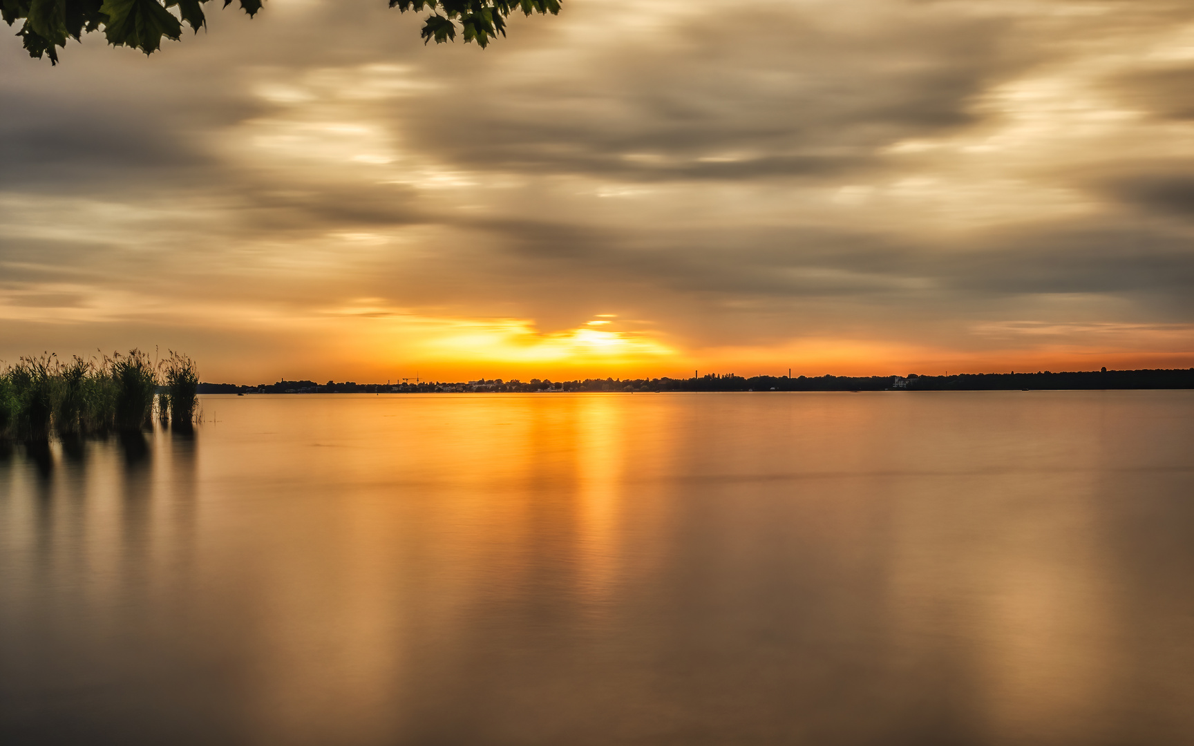 Sonnenuntergang am grossen Müggelsee