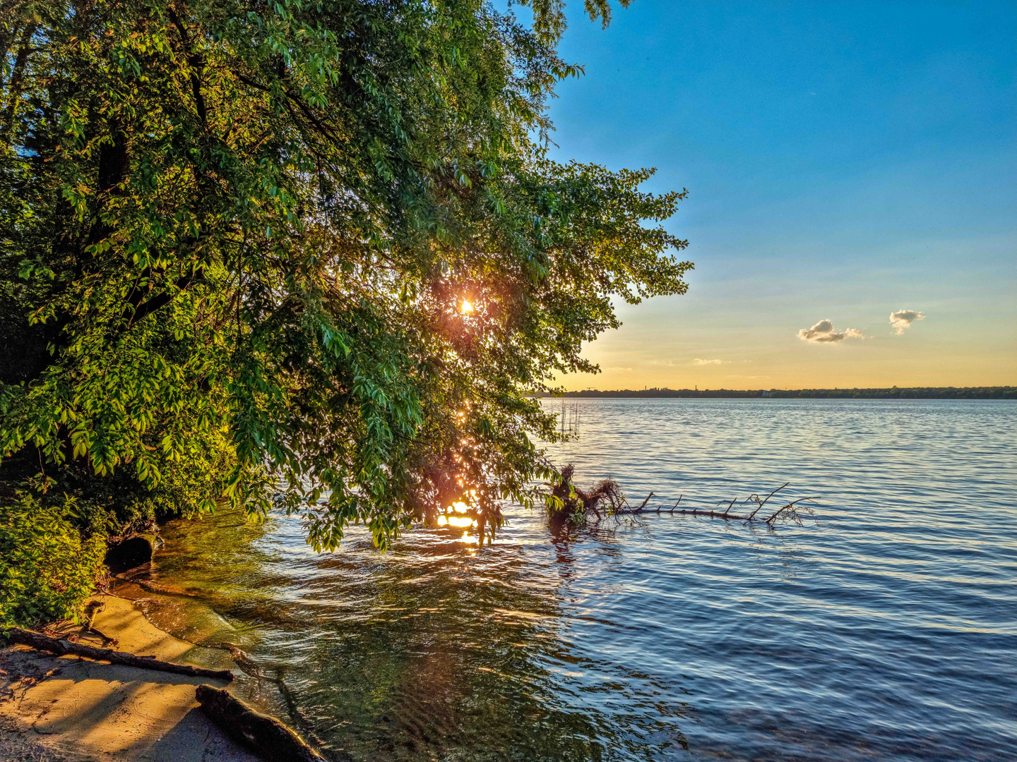 Sonnenuntergang am grossen Müggelsee