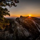 Sonnenuntergang am Großen Zacken