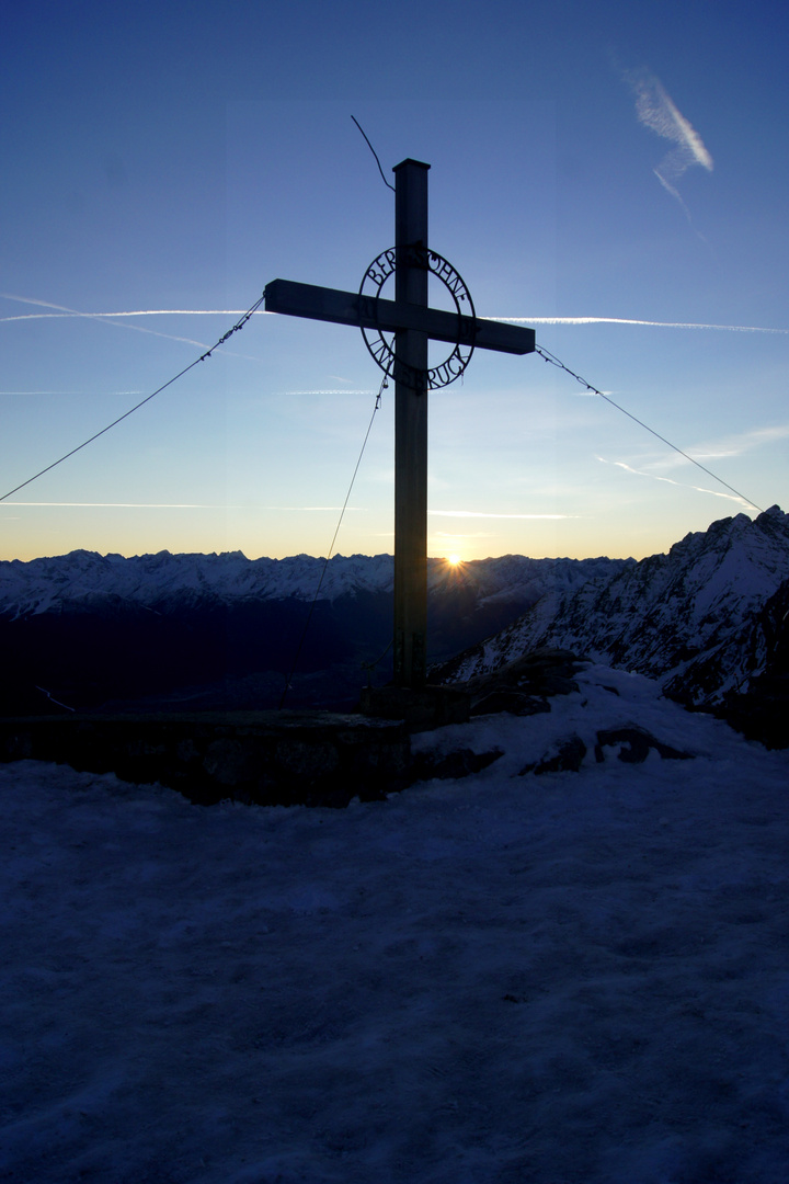 Sonnenuntergang Am Hafelekar