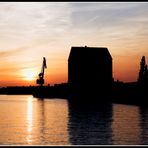 Sonnenuntergang am Hafen BS [1]