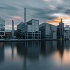 Sonnenuntergang am Hafen