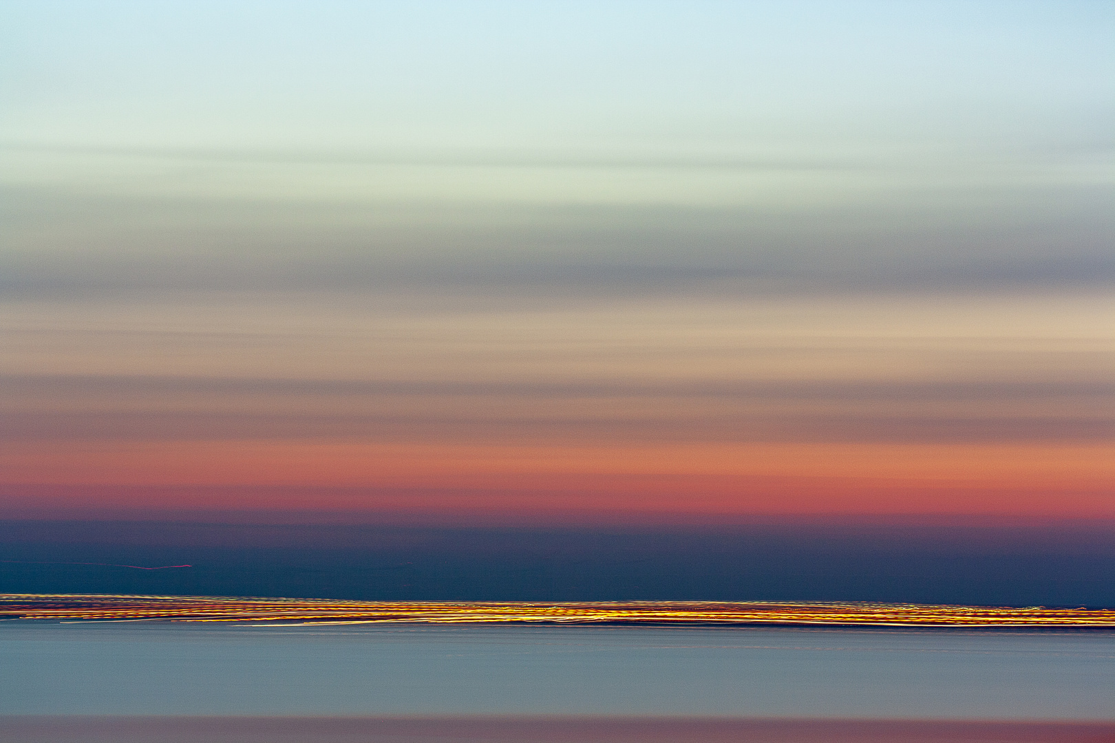 Sonnenuntergang am Hafen 