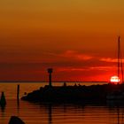 Sonnenuntergang am Hafen Timmendorf/Insel Poel