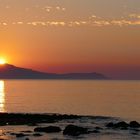 Sonnenuntergang am Hafen von Chania