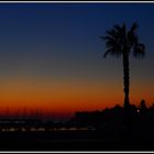 Sonnenuntergang am Hafen von Portoroz