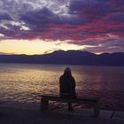 Sonnenuntergang am Hafen von Rijeka, unbearbeitet