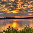 Sonnenuntergang am Halterner Stausee