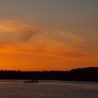 Sonnenuntergang am Halterner Stausee