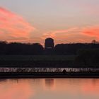 Sonnenuntergang am Hamburger Stadtpark