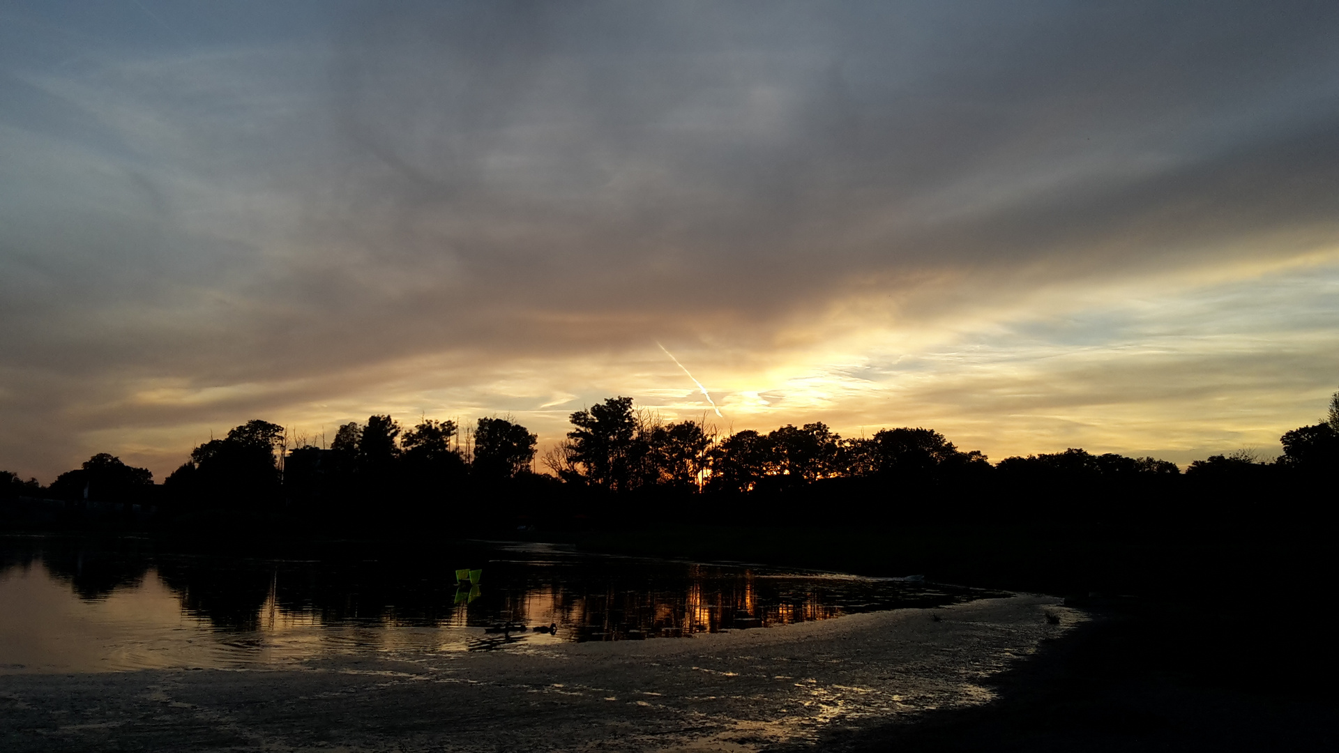 Sonnenuntergang am Hammerstädter See (2) Foto & Bild natur Bilder auf