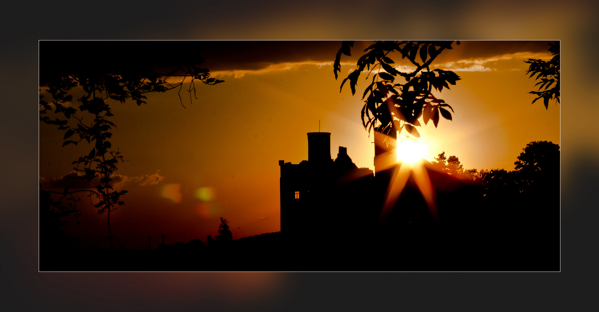 Sonnenuntergang am Hanstein