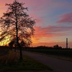 Sonnenuntergang am Harthsee im Dezember 