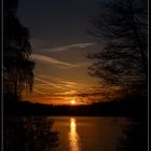Sonnenuntergang am Haussee / Feldberg