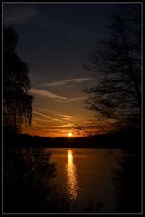 Sonnenuntergang am Haussee / Feldberg