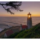 Sonnenuntergang am Heceta Head Lighthouse