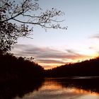 Sonnenuntergang am Heiderbergsee