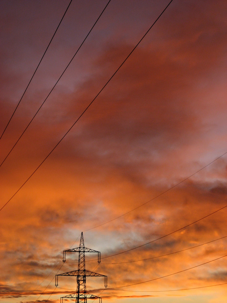 Sonnenuntergang am heiligen Abend