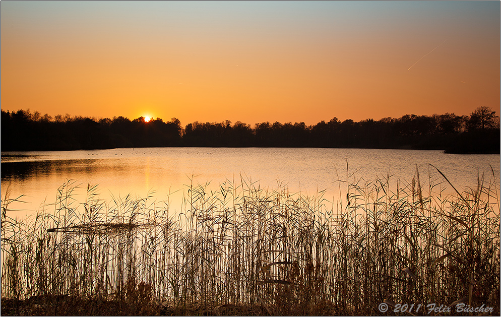 Sonnenuntergang am "Heiligen Meer"