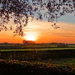 Sonnenuntergang am Hellendoornse Berg