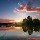 Sonnenuntergang am Herbkesee 