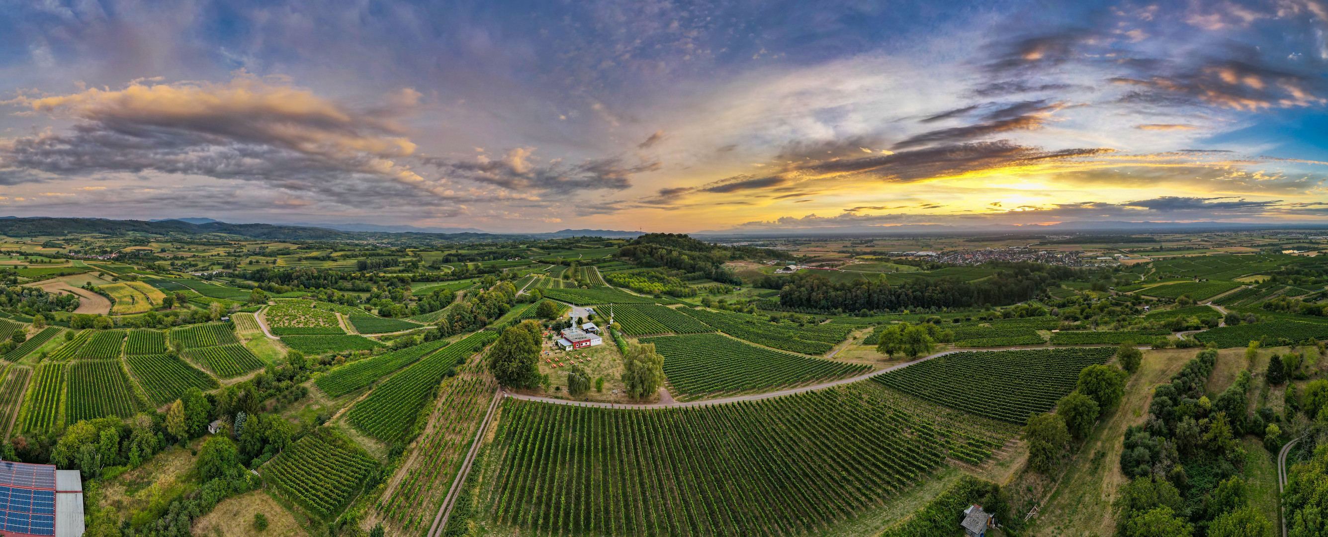 Sonnenuntergang am Heuberg 