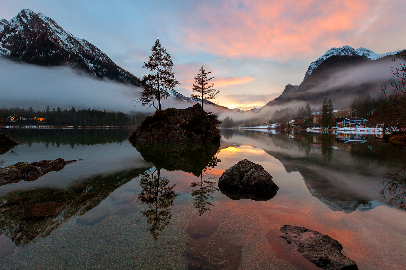 Sonnenuntergang am Hintersee 