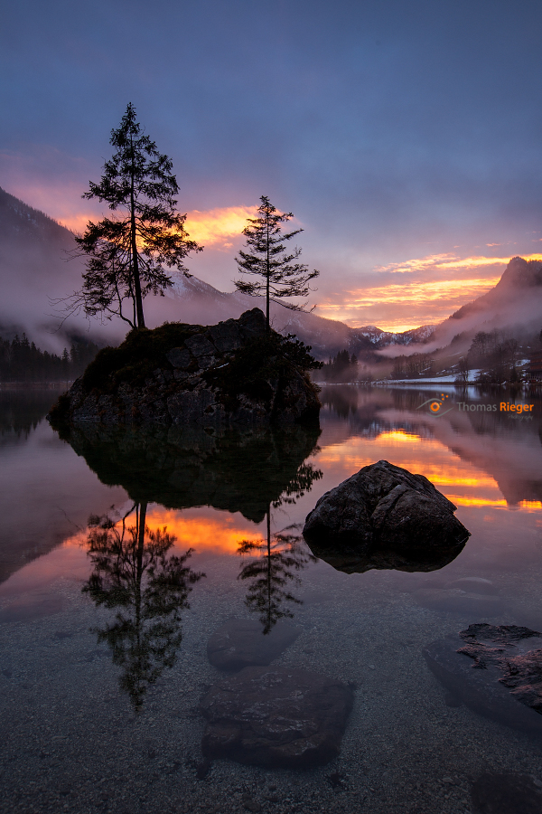 Sonnenuntergang am Hintersee II