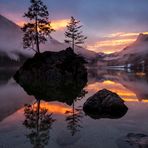 Sonnenuntergang am Hintersee II