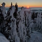 Sonnenuntergang am Hochstein