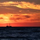 Sonnenuntergang am Hörnumer Weststrand