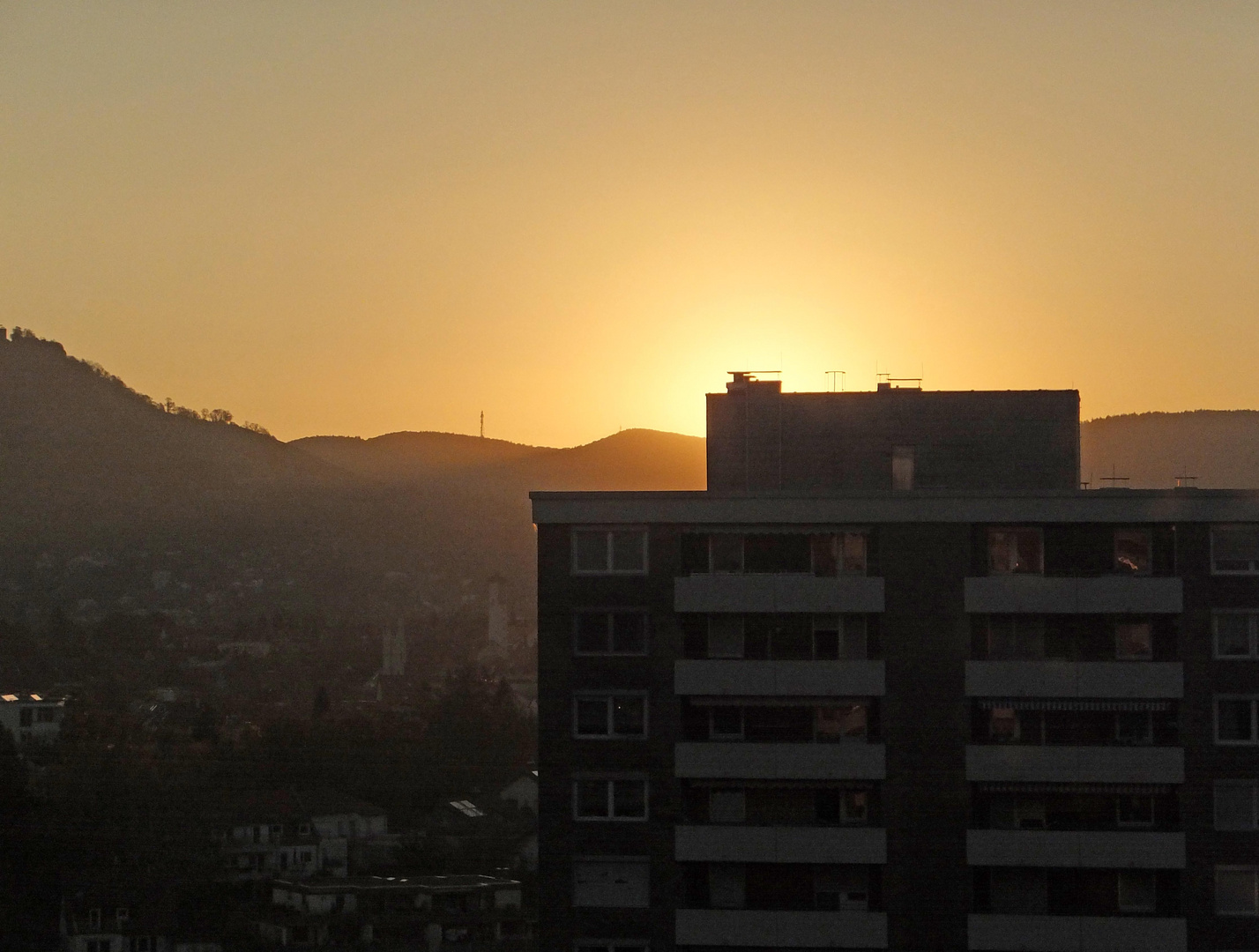 Sonnenuntergang am Hohbuch