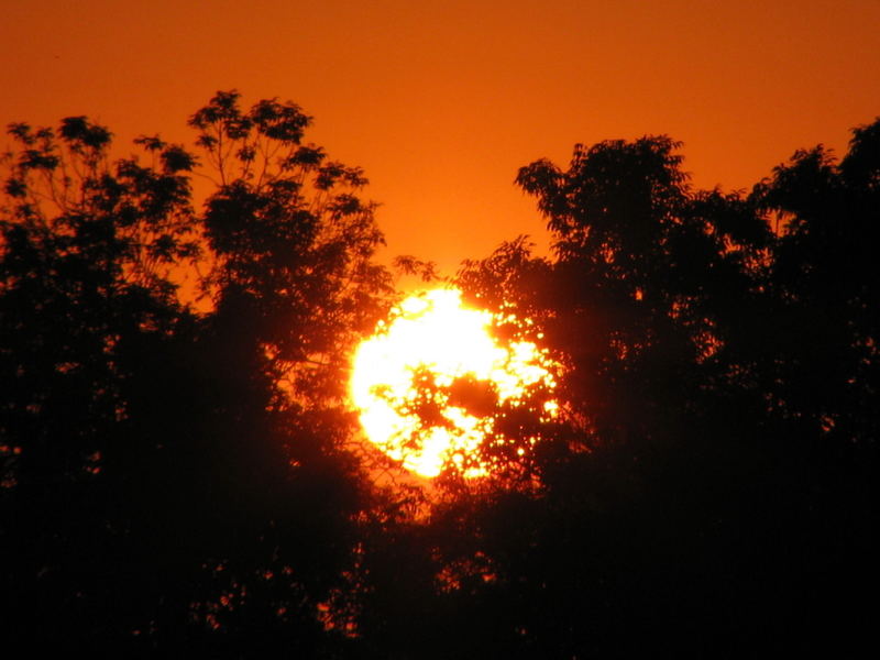 Sonnenuntergang am Hohenpeißenberg