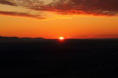 Sonnenuntergang am Hohenstaufen II