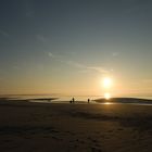 -Sonnenuntergang am Holländischen Strand -