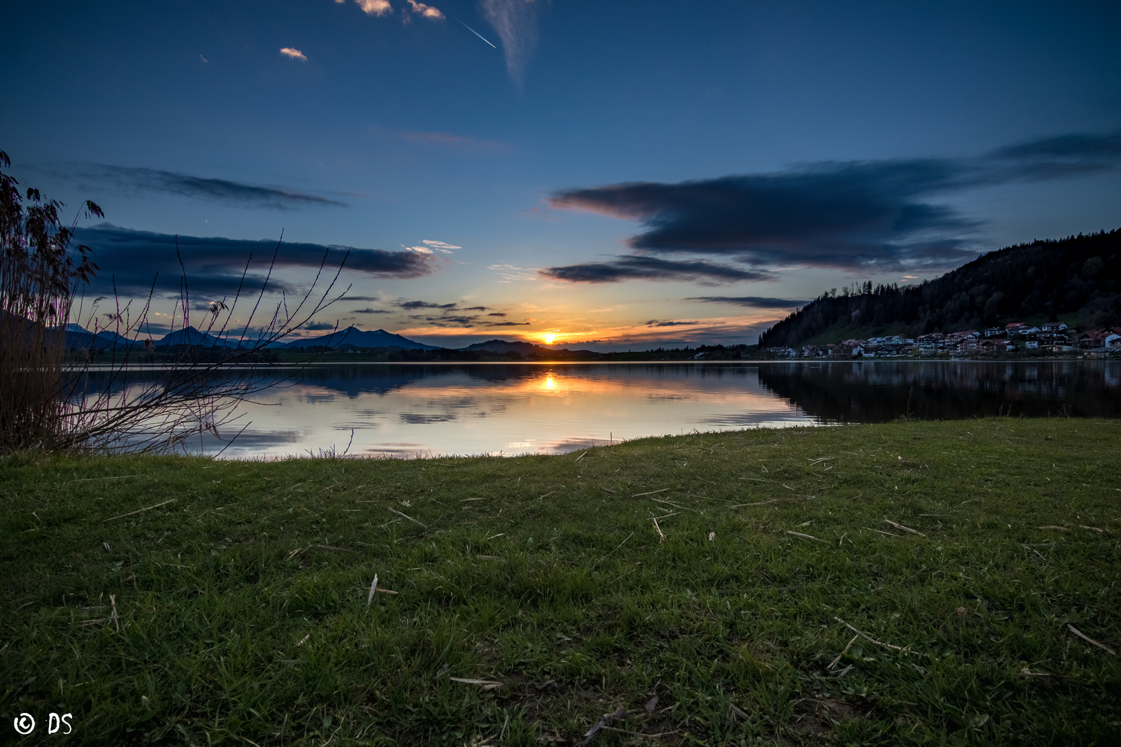 Sonnenuntergang am Hopfensee